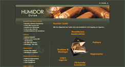 Desktop Screenshot of humidorguide.se